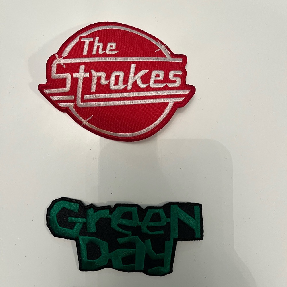 NWOT Green Day and The Strokes Patches